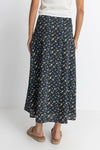 Rhythm Fleur Floral Button Front Maxi Skirt