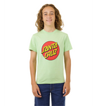 Santa Cruz Classic Dot  Puff Front Tee