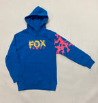 Fox Energy fleece hoodie youth- True Blue