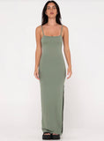 Rusty Vicky Fixed Back Slip Maxi Dress