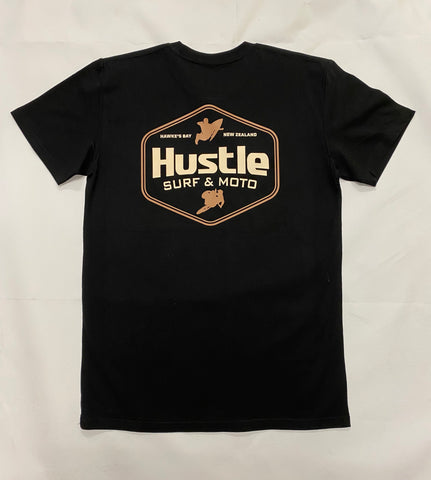 Hustle Tee Stamp logo HB