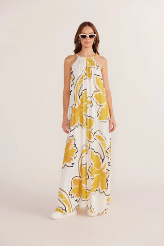 Mink Pink Zuri Halter Neck Maxi Dress