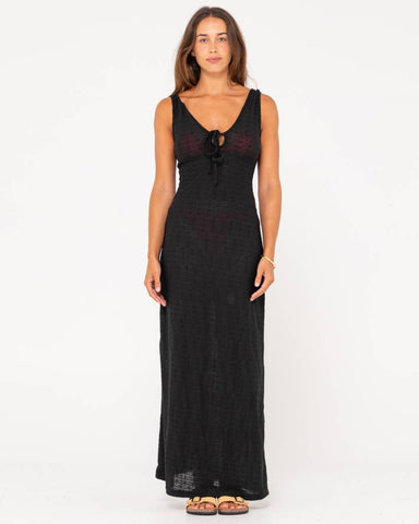 Rusty Vita Sheer Knit Maxi Dress