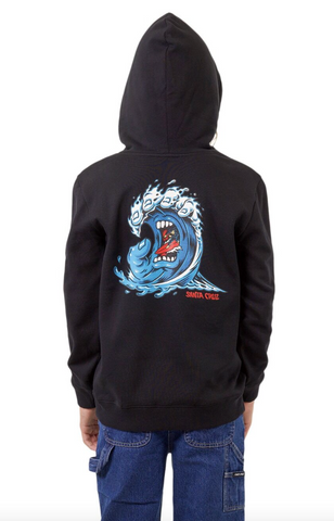 Santa Cruz Screaming Wave Strip Hoodie