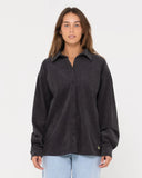 Rusty The Secret Long Sleeve Oversized Cord Shirt