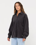 Rusty The Secret Long Sleeve Oversized Cord Shirt