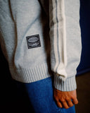 Rusty White Lines 2.0 Knitted Crew