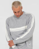 Rusty White Lines 2.0 Knitted Crew