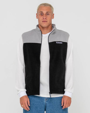 Rusty On The Run Tech Fleece Vest