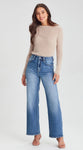 Junkfood Wendy Wide Leg Denim Blue Jean