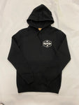 Hustle Stamp H.B Logo Hoodie - Black/White