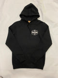 Hustle Stamp H.B Logo Hoodie - Black/White