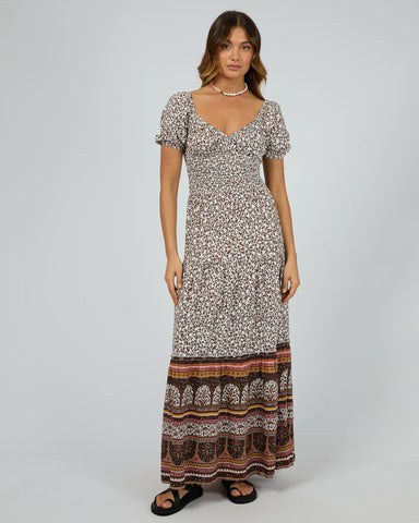 All About Eve Honey Floral Maxi Dress